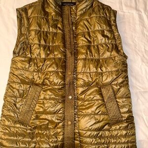 Marc New York Gold Quilted Vest